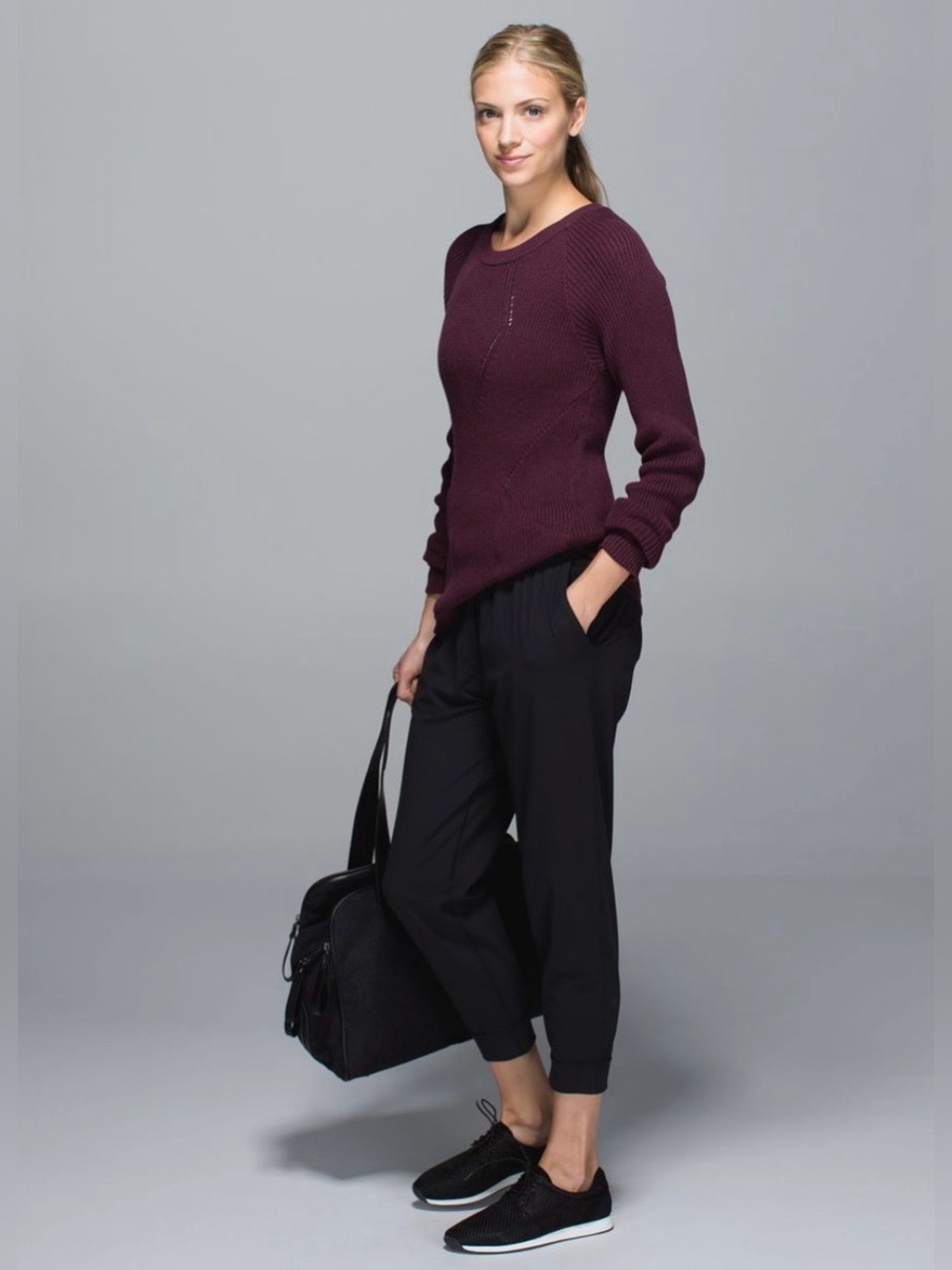 Vintage Lululemon The Sweater The Better Heathered Bordeaux Drama